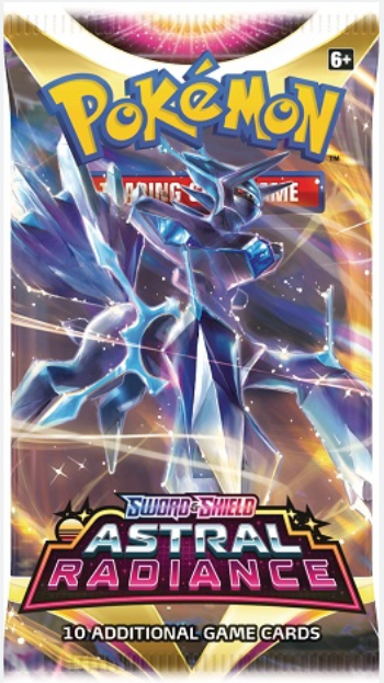 Pokemon-  Sword & Shield Astral Radiance  x1 Booster Packs